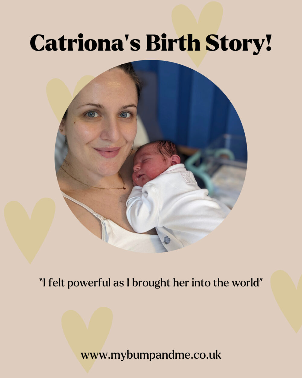 I felt powerful as I brought her into the world